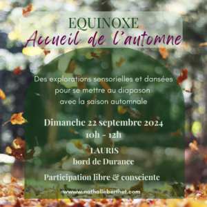 Equinoxe : Accueil de l'automne