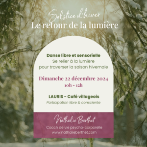 Atelier dansé Solstice d'hiver : le retour de la lumière